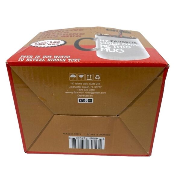 Heat Changing Ceramic Mug for Dad 16oz "MY FAVORITE CHILD GAVE ME THIS MUG ..." - Picture 6 of 6